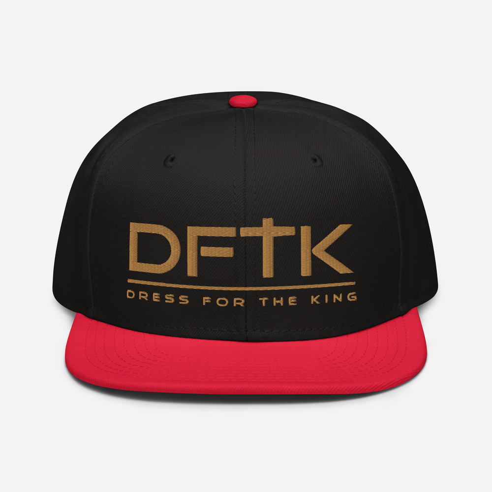 DFTK Logo Snapback Hat - DRESS FOR THE KING