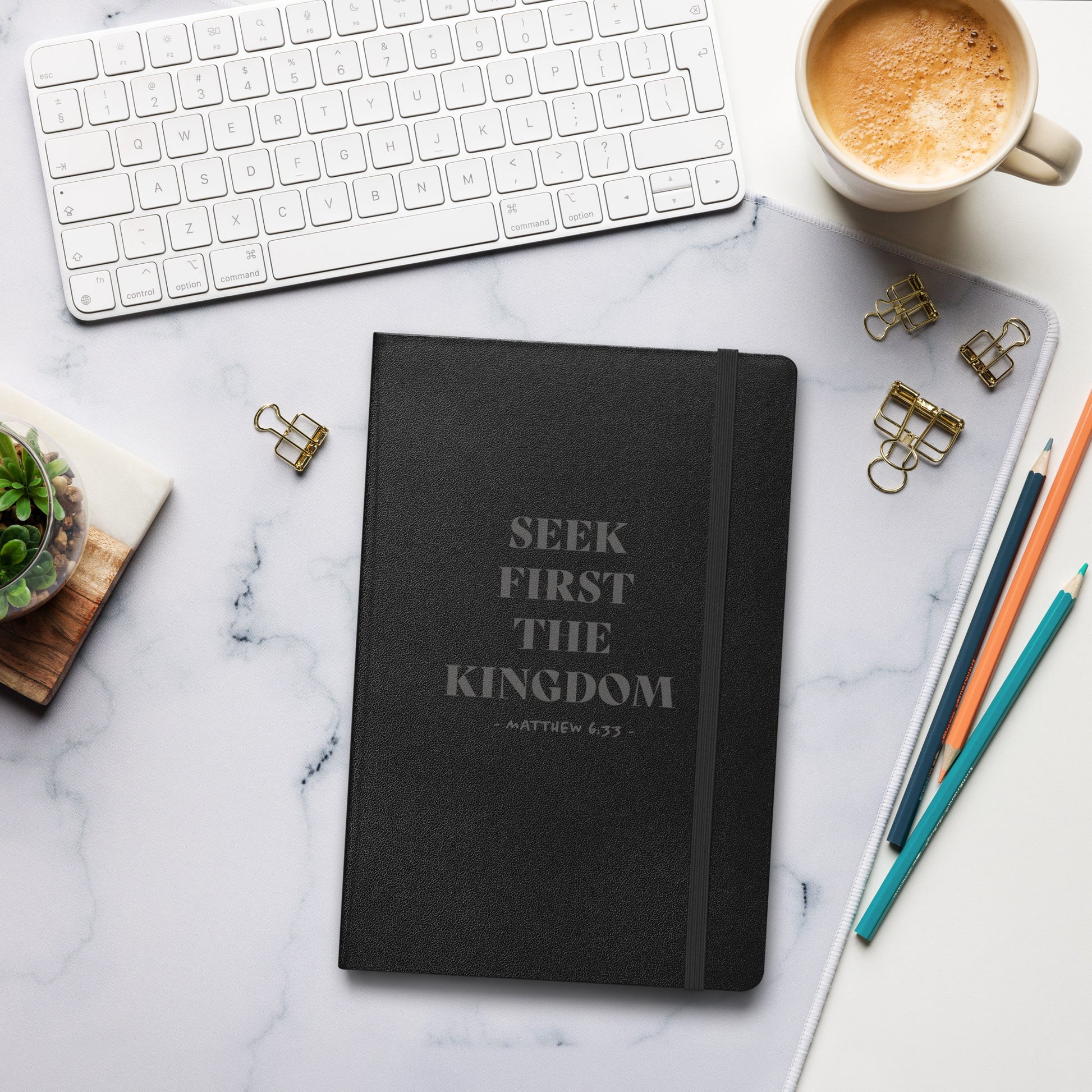 Seek First the Kingdom Hardcover bound notebook - DRESS FOR THE KING