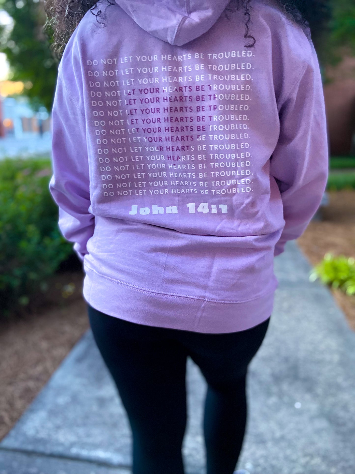 Don't Let your Hearts Be Troubled Hoodie - DRESS FOR THE KING