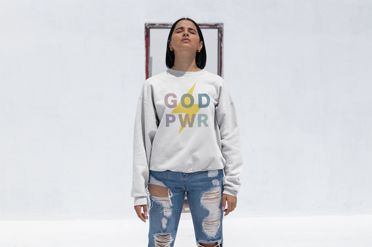 God Power Sweatshirt - DRESS FOR THE KING