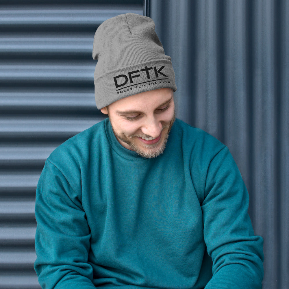 DFTK Embroidered Beanie - DRESS FOR THE KING