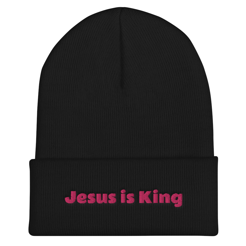 Jesus is King Cuffed Beanie - DFTK Designs