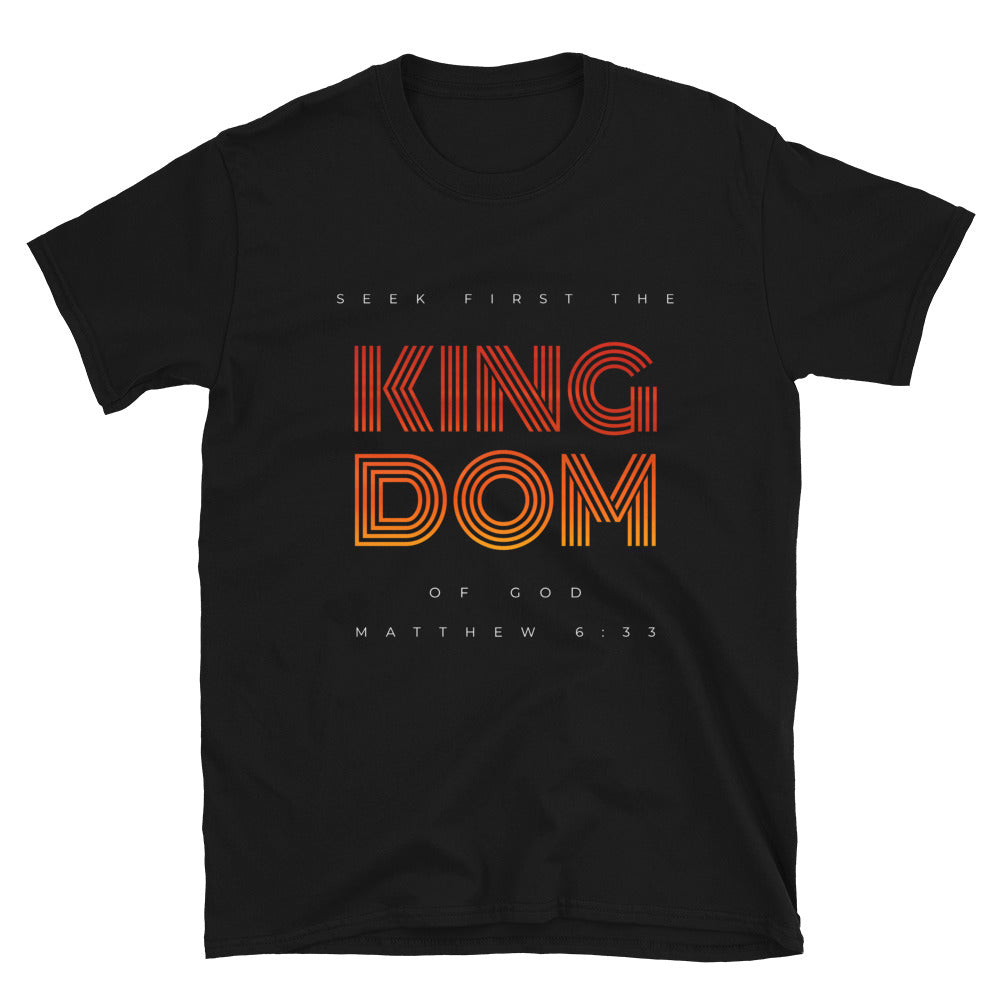 Seek First The Kingdom Short-Sleeve Men T-Shirt - DFTK Designs