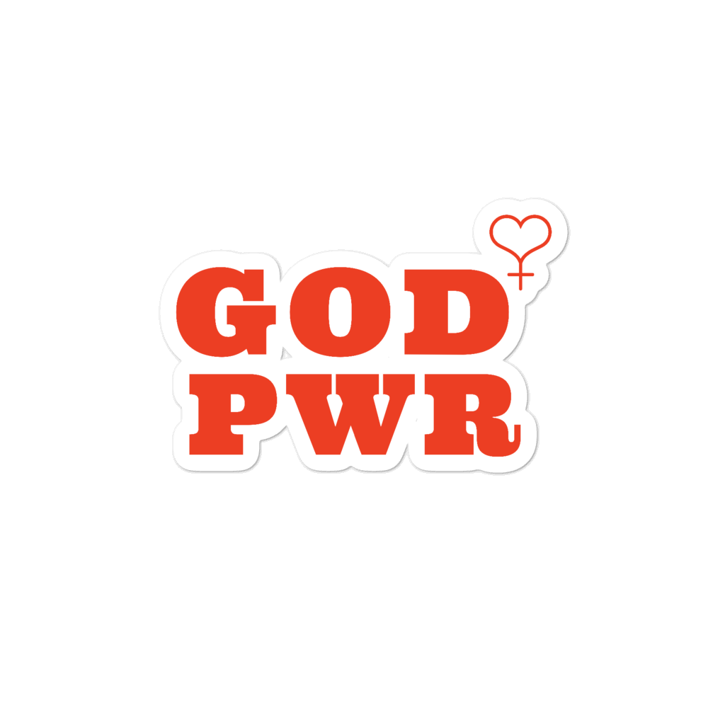God Power Bubble-free sticker - DFTK Designs