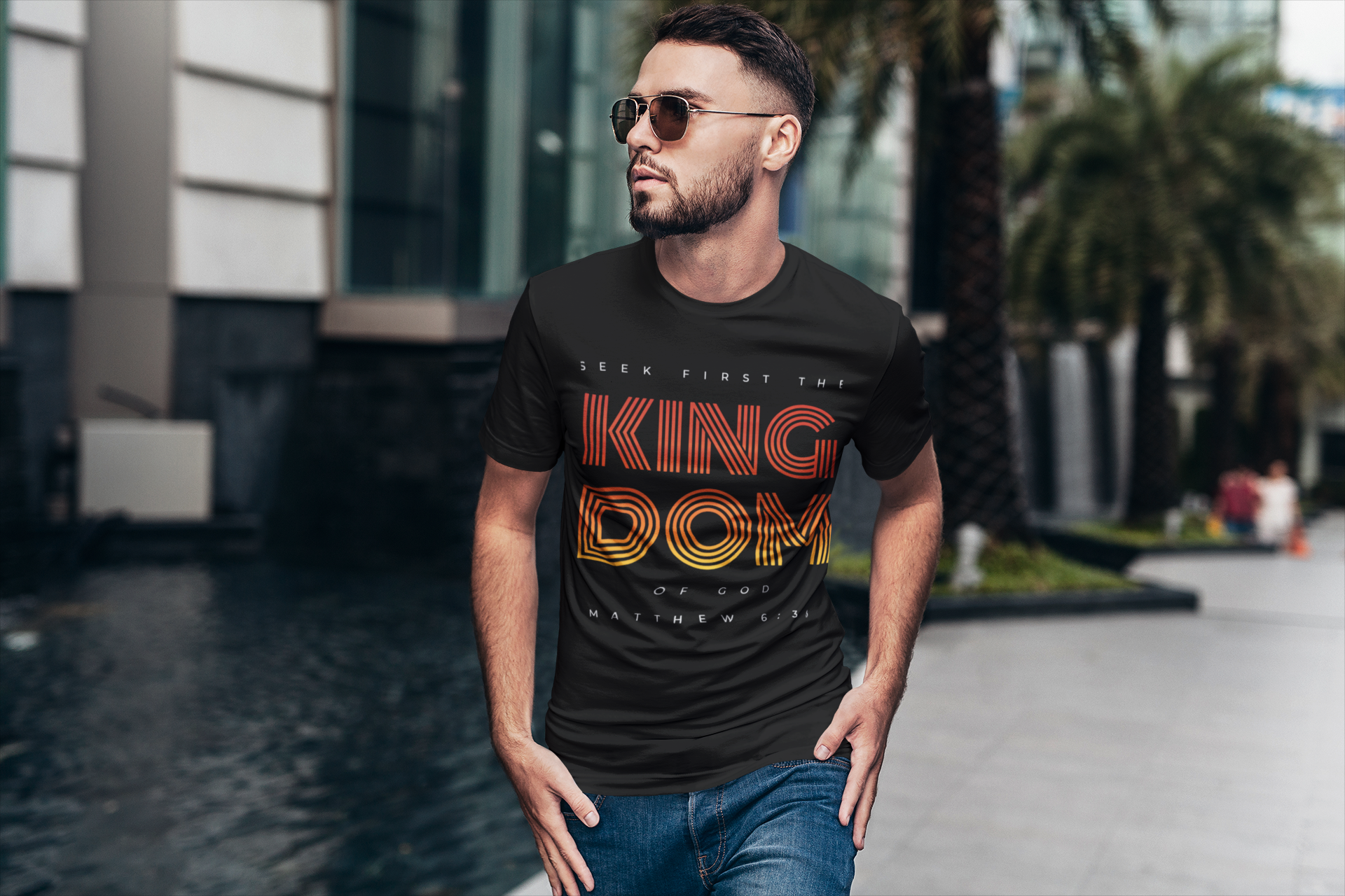 Seek First The Kingdom Short-Sleeve Unisex T-Shirt - DRESS FOR THE KING