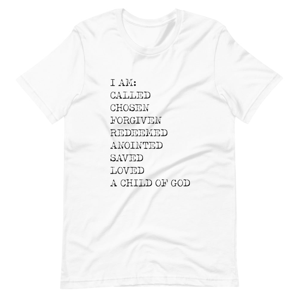 Who God Says I AM Short-Sleeve T-Shirt - DRESS FOR THE KING