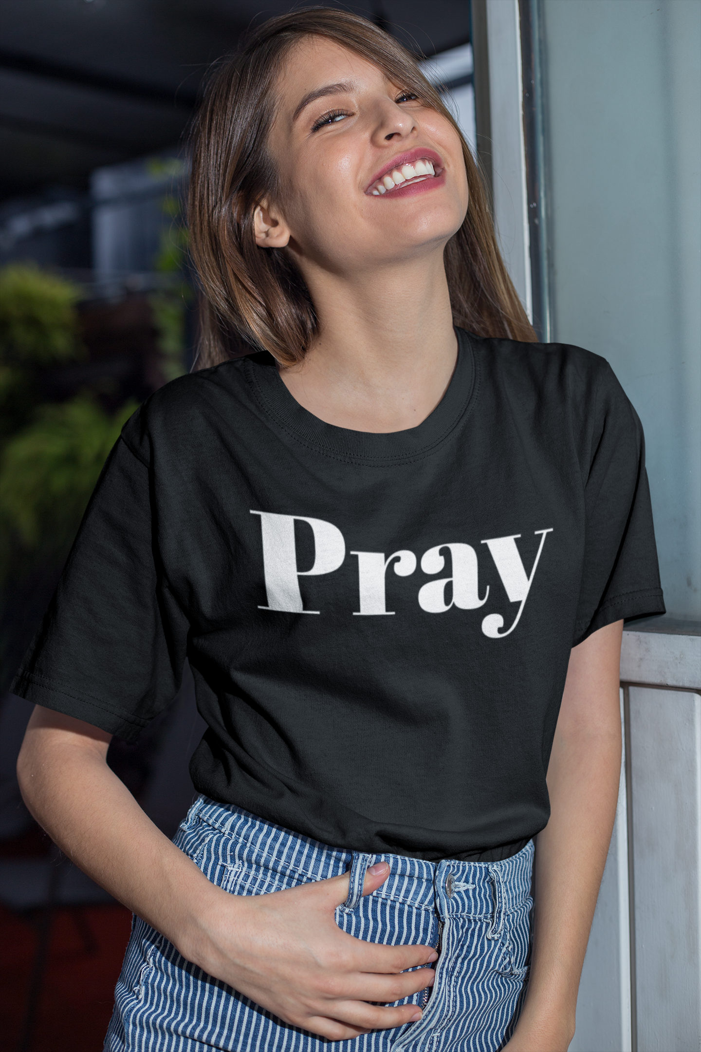 Pray Short-Sleeve Unisex T-Shirt - DFTK Designs