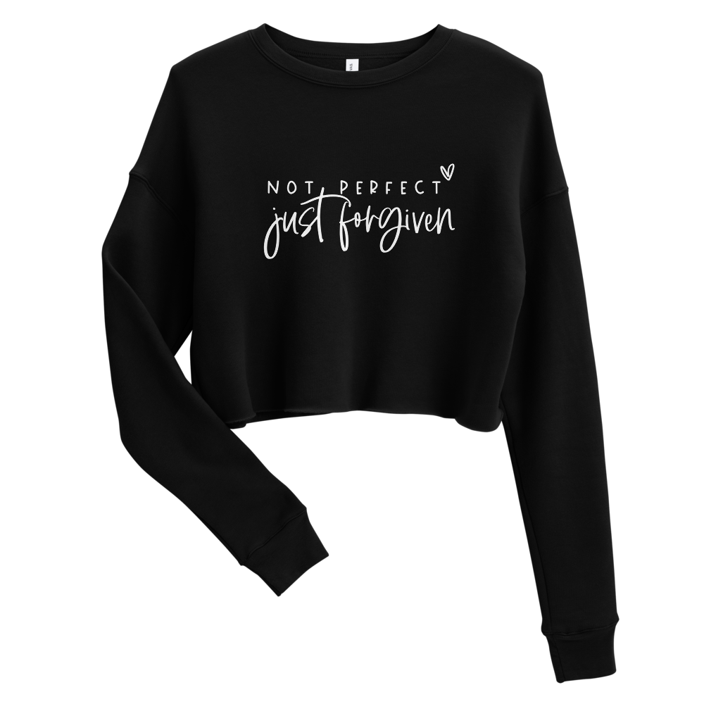 Not Perfect Crop Sweatshirt - DRESS FOR THE KING
