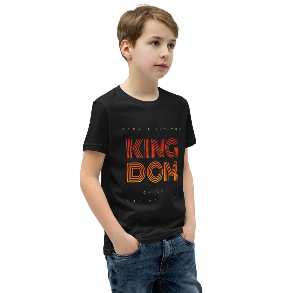 Seek First the Kingdom Youth Short Sleeve T-Shirt - DRESS FOR THE KING